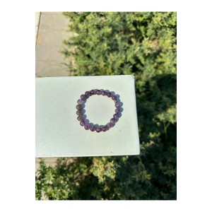 Ametist Doğal Taşlı El Yapımı Bileklik Kadın Erkek Unisex Bileklik