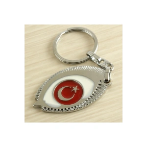 MTXDPN Ay Yıldız (153314) Metal Anahtarlık-Kırmızı