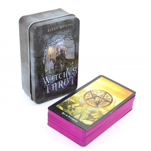 By Ellen Dugan Witches (Cadı) Metal Kutulu Tarot Kartı Alk2815