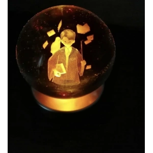 HARRY POTTER 2 CAM KÜRE AHŞAP USB ALTLIK