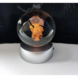 HARRY POTTER CAM KÜRE AHŞAP USB ALTLIK