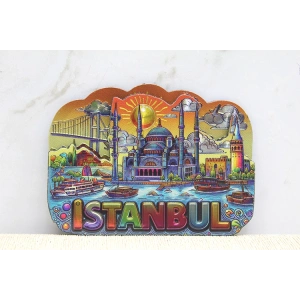 İstanbul Temalı Silikon Buzdolapı Süsü Magnet Alk5376