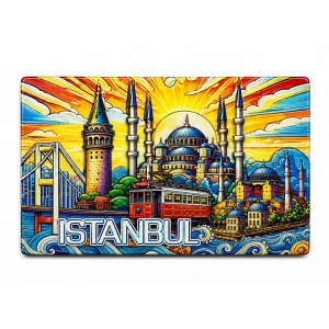 İstanbul Temalı Silikon Buzdolapı Süsü Magnet Alk5377