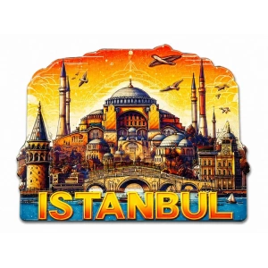 İstanbul Temalı Silikon Buzdolapı Süsü Magnet Alk5378