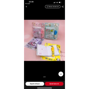 Mini Karakter Defter Seti Kutu 16 Adet