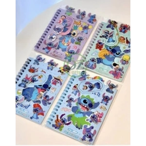 Stic sıtkırlı renkli yapraklı defter kutu  24 adet