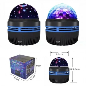Usb Destekli Galaxy Projektörlü Gece Lambası Starmaster