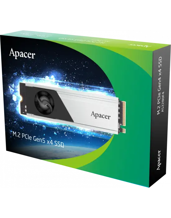 Apacer AP1TBAS2280F4-1 1TB 11500/9000MB/s M.2 PCIe Gen5x4 SSD Disk