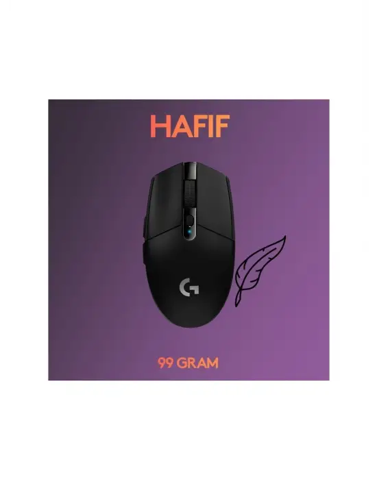 LOGİTECH G G305 LIGHTSPEED 12.000 DPI KABLOSUZ OYUNCU MOUSE - SİYAH