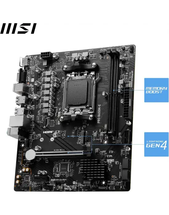 MSI PRO B650M-E AMD AM5 DDR5 MİCRO ATX ANAKART