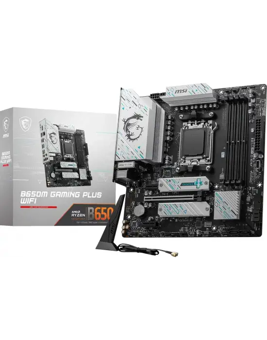 MSI B650M GAMİNG PLUS Wİ-Fİ AMD AM5 DDR5 MİCRO ATX ANAKART