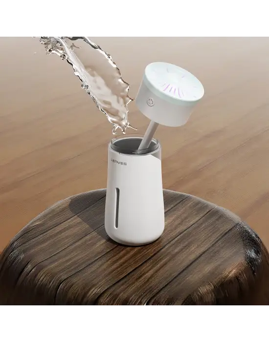 LENYES LHU03 VAZO TİPİ RGB ATMOSFER IŞIKLI NANO SPREY SESSİZ HAVA NEMLENDİRİCİ
