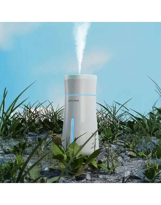 LENYES LHU03 VAZO TİPİ RGB ATMOSFER IŞIKLI NANO SPREY SESSİZ HAVA NEMLENDİRİCİ