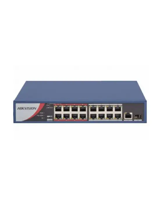 HIKVISION DS-3E0318P-E/M(B) 10/100 +1x1000 +1 SFP 135w 16 Port POE SWITCH