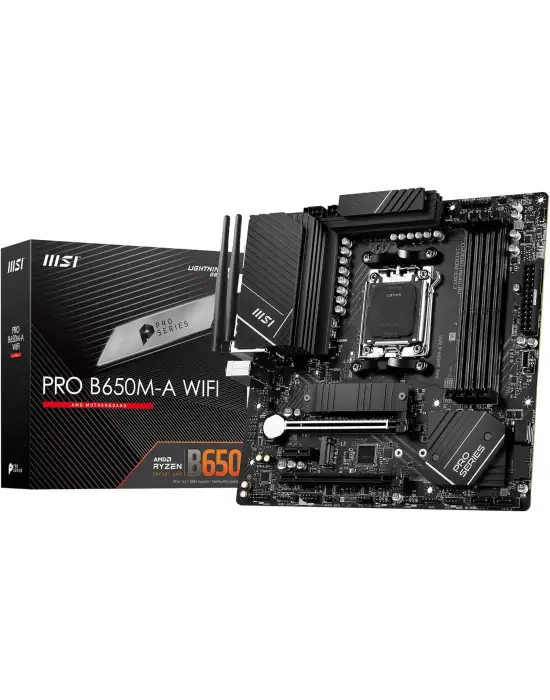 MSI PRO B650M-A Wİ-Fİ AMD AM5 DDR5 MİCRO ATX ANAKART