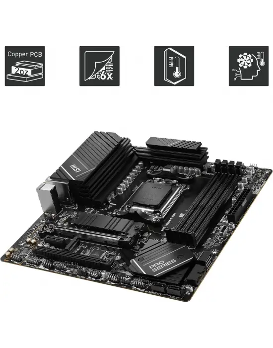 MSI PRO B650M-A Wİ-Fİ AMD AM5 DDR5 MİCRO ATX ANAKART