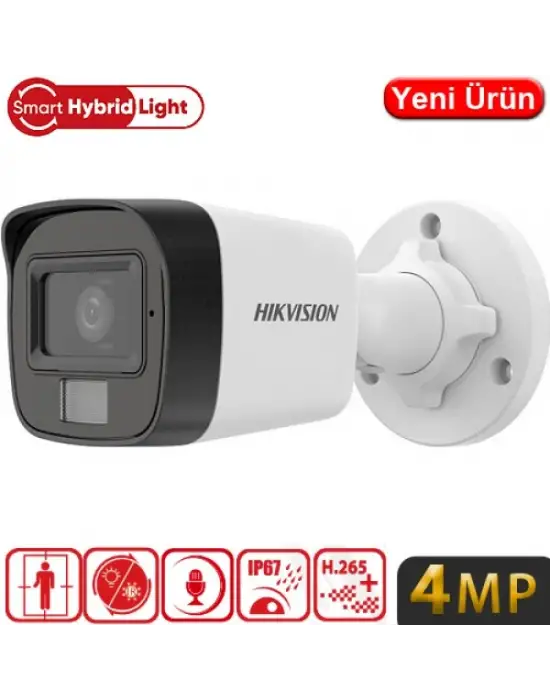 HİKVİSİON DS-2CD1041G2-LIUF BULLET 4 MP 2.8MM LENS 360 DERECE GECE GÖRÜŞLÜ IP GÜVENLİK KAMERASI
