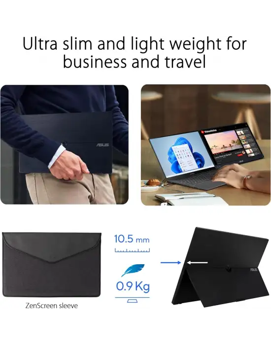 ASUS ZENSCREEN MB16ACV 15.6 5 MS FULL HD IPS 60 HZ TAŞINABİLİR MONİTÖR