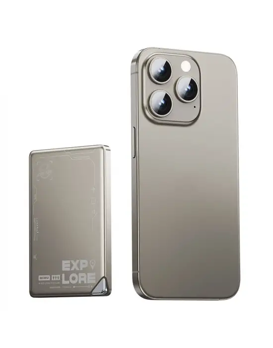 WİWU WI-P019 ULTRA-THİN EXPLORE SERİSİ LED GÖSTERGELİ 15W 5000MAH KABLOSUZ MAGSAFE POWERBANK