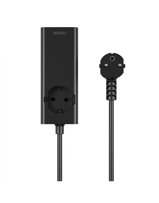 WİWU Wİ-S004 GAN TECH ÇİFT TYPE-C VE ÇİFT USB-A GİRİŞLİ PRİZ 100W 150CM