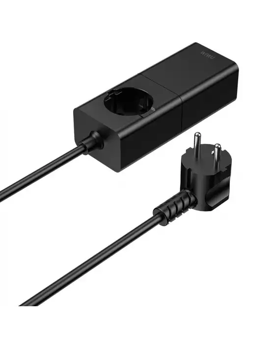 WİWU Wİ-S004 GAN TECH ÇİFT TYPE-C VE ÇİFT USB-A GİRİŞLİ PRİZ 100W 150CM