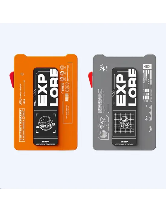 WİWU MW-002 POP-UP BUTON TASARIMLI 6 HAZNELİ MAGNETİK STANDLI KARTLIK