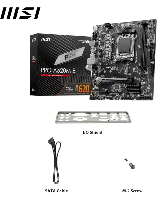 MSI PRO A620M-E AMD AM5 DDR5 MİCRO ATX ANAKART
