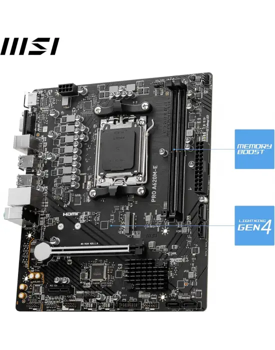 MSI PRO A620M-E AMD AM5 DDR5 MİCRO ATX ANAKART