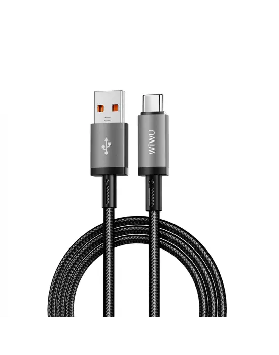 WİWU Wİ-C054 TİTANLİNK SERİSİ USB-A TO TYPE-C HIZLI ŞARJ ÖZELLİKLİ DATA VE ŞARJ KABLOSU 1M
