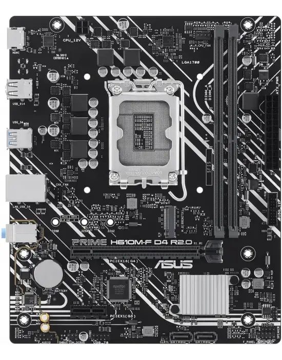 ASUS PRIME H610M-F D4 R2.0 DDR4 3200MHZ MATX ANAKART
