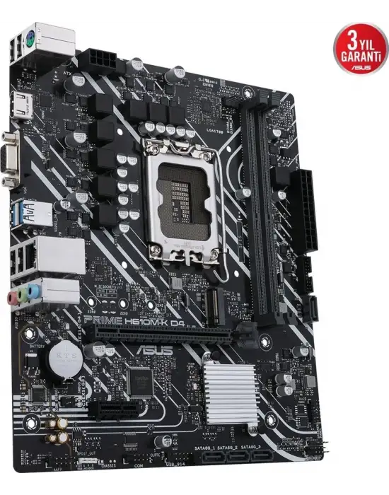 ASUS PRIME H610M-K D4 3200 MHZ DDR4 LGA1700 MATX ANAKART