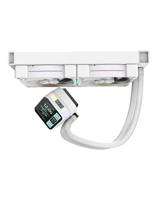 DRAGOS ROCK LCD ARGB BEYAZ 240 MM İŞLEMCİ SIVI SOĞUTUCU