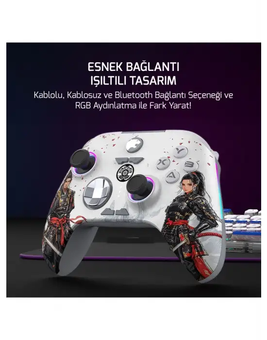 GAMEPOWER FORCE RGB KABLOLU/KABLOSUZ PC OYUN KOLU