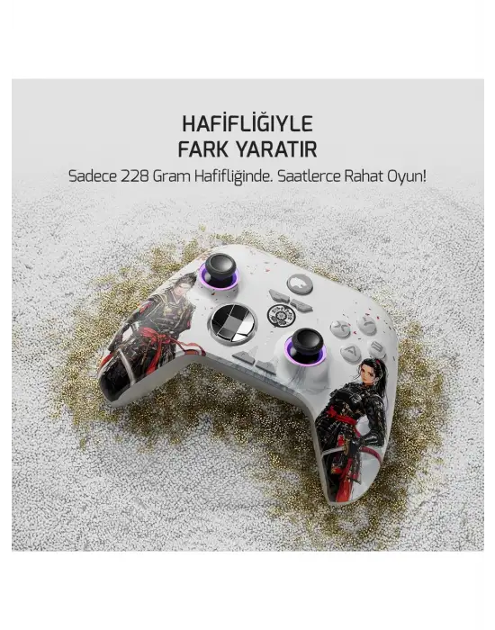 GAMEPOWER FORCE RGB KABLOLU/KABLOSUZ PC OYUN KOLU