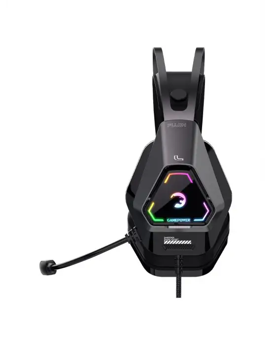GAMEPOWER FUJİN RGB 7.1 USB KABLOLU KULAK ÜSTÜ OYUNCU KULAKLIĞI