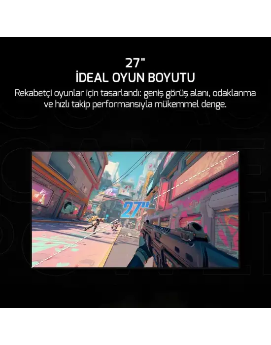 GAMEPOWER KAZE T20 27 0.5 MS FULL HD IPS 240 HZ OYUNCU MONİTÖRÜ