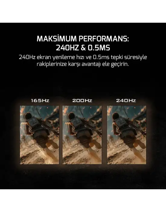 GAMEPOWER KAZE T20 27 0.5 MS FULL HD IPS 240 HZ OYUNCU MONİTÖRÜ