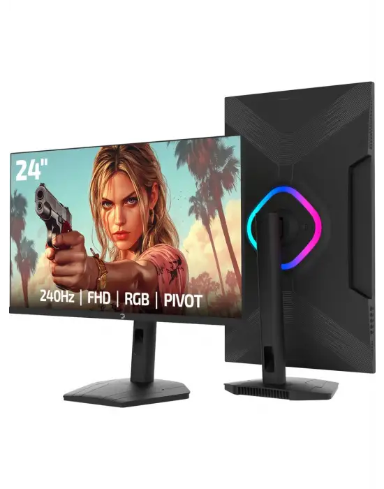 GAMEPOWER LUNİS L20 24 0.5 MS FULL HD PİVOT 240 HZ OYUNCU MONİTÖRÜ