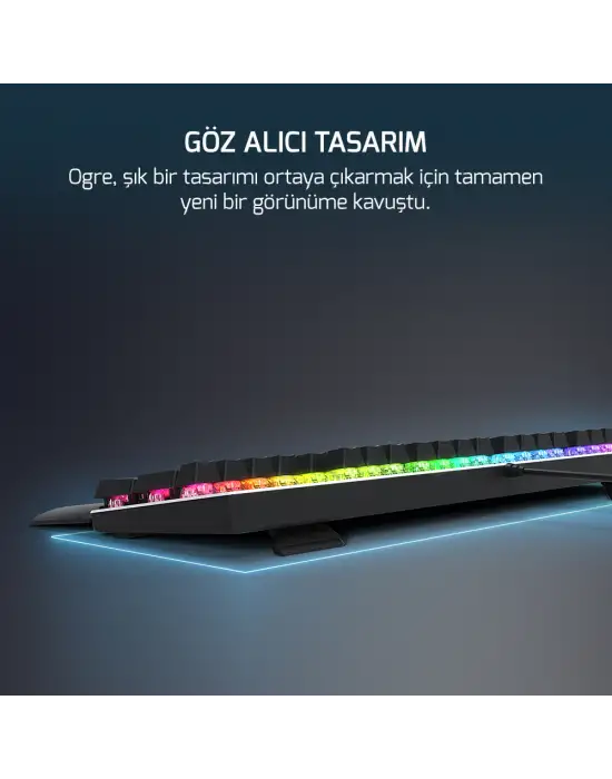 GamePower OGRE RGB Blue Switch Kablolu Mekanik Oyuncu Klavyesi