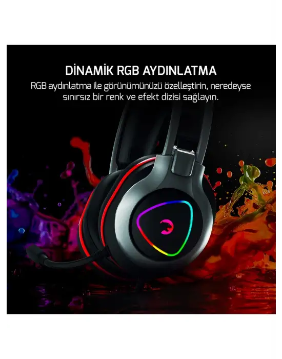 GAMEPOWER RANGER RGB 7.1 USB KABLOLU KULAK ÜSTÜ OYUNCU KULAKLIĞI