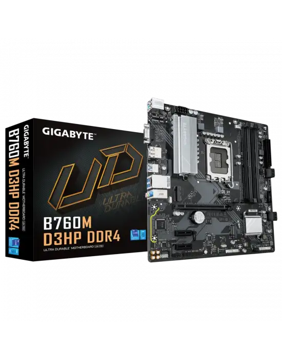 Gigabyte B760M D3HP DDR4 5333MHz(OC) PCIe 4.0 LGA1700 mATX Anakart