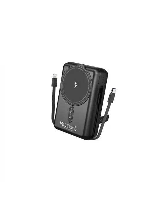 LENYES PX274D PD 22.5W STANDLI M-SAFE ŞARJ ÖZELLİKLİ WİRELESS POWERBANK 15W 20000MAH