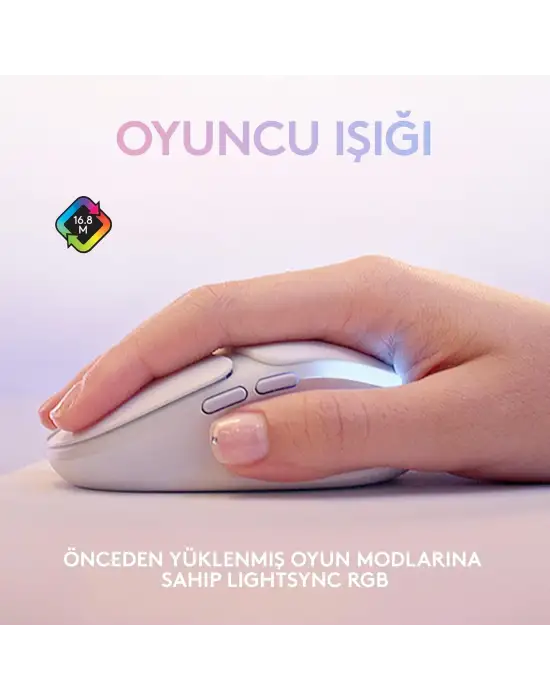 LOGİTECH G AURORA G705 LİGHTSPEED KABLOSUZ GAMİNG MOUSE