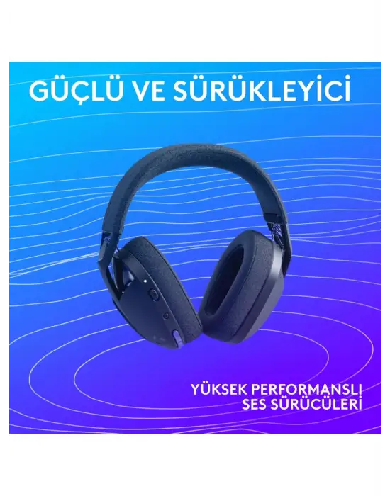 LOGİTECH G321 LİGHTSPEED SİYAH KABLOSUZ KULAK ÜSTÜ OYUNCU KULAKLIĞI