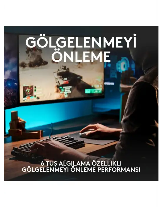 LOGİTECH G413 TKL SE 920-010564 TACTİLE SWİTCH KABLOLU MEKANİK OYUNCU KLAVYESİ