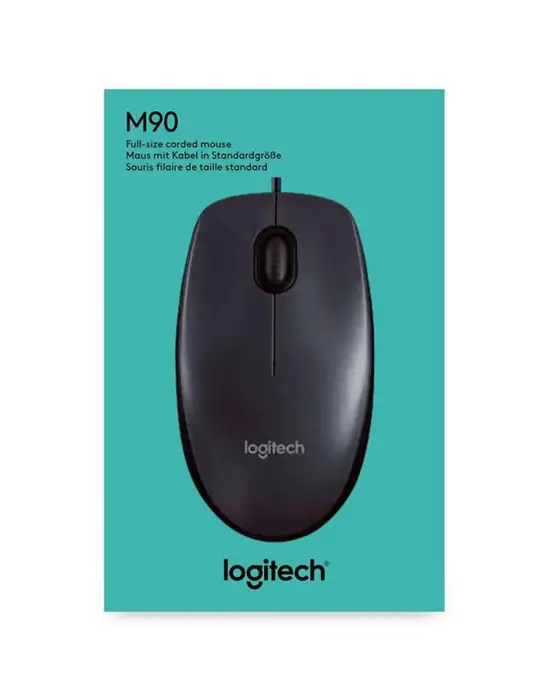 Logitech M90 910-001793 USB Kablolu Optik Mouse Siyah