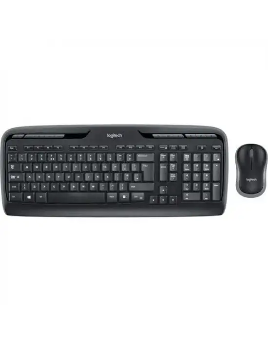 Logitech MK330 Kablosuz Türkçe Klavye Mouse Seti - Siyah