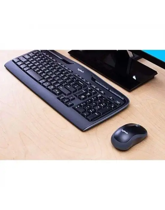 Logitech MK330 Kablosuz Türkçe Klavye Mouse Seti - Siyah