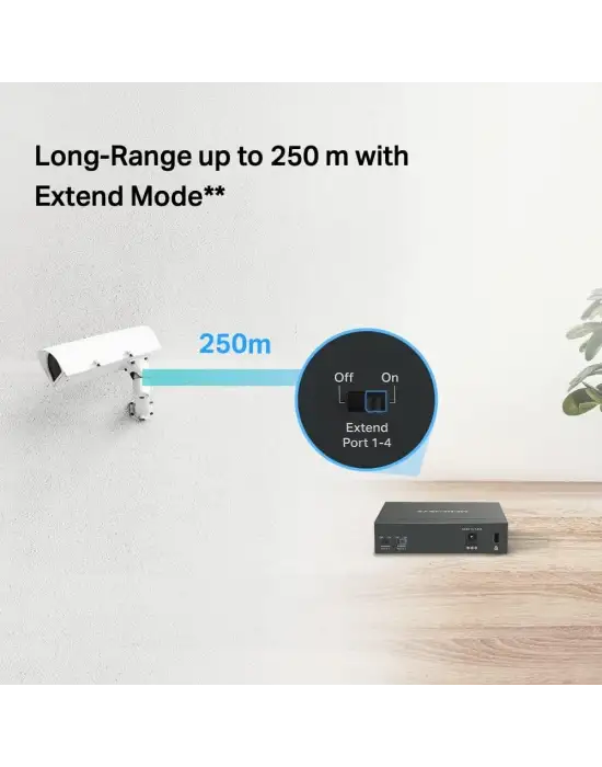 MERCUSYS MS105GP 5 PORT 10/100/1000 POE SWITCH