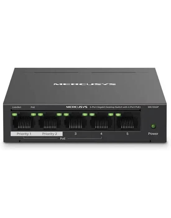 MERCUSYS MS105GP 5 PORT 10/100/1000 POE SWITCH